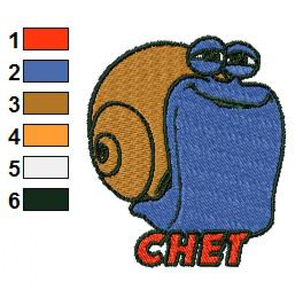 Turbo Chet 01 Embroidery Design